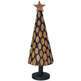 vidaXL Božično drevo z stojalom Rjava 90 cm Trdna tikovina | Shoptok.si