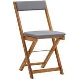  3-dijelni sklopivi bistro set i jastuci masivno bagremovo drvo | shoptok.hr