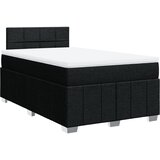  Krevet box spring s madracem crni 120 x 190 cm od tkanine | shoptok.hr