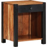 vidaXL noćni ormarić 40x35x50 cm čvrsto drvo bagrem | shoptok.hr
