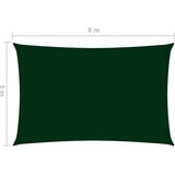  Jedro za zaštitu od sunca od tkanine pravokutno 5 x 8 m tamnozeleno | shoptok.hr