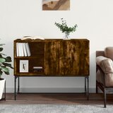 vidaXL Komoda dimljeni hrast 100x40x79,5 cm inženirski les Cene