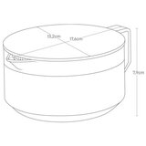 YAMAZAKI Črn plastičen čajnik s cedilom 600 ml Tower – | Shoptok.si