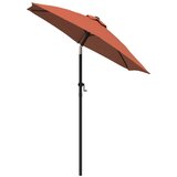  Suncobran boja cigle 200 x 224 cm aluminijski | shoptok.hr
