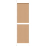  3-Panelni Pregradni Zid Bež 150 x 180 cm Tkanina | Eponuda.ba