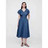 GAP Chambray maxi dress with pockets Americana - Women's | ePonuda.com