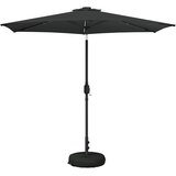 vidaXL Suncobran za vrt s LED svjetlima i postoljem 270 x 270 cm - Antracit 2 7 x 2 7 m | shoptok.hr