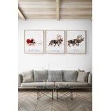 Wallity Uokvirena slika Nwyearmdl16, 33x48 cm, 3 dijela | Eponuda.ba