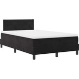  LED Box Spring Krevet s LED trakama Crna 120 x 190 cm Baršun | Shoptok.si