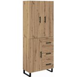  Highboard s ladicama 2 pcs Umjetnički hrast 69,5 x 34 x 180 cm | shoptok.hr