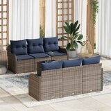  Sjedeća garnitura za vrt Siva 55 x 55 x 37 cm poliratan | shoptok.hr