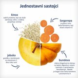 Kids&Sweets Fleur Alpine organski pire sa jabukom, šargarepom, bundevom i kinoom 8+, 120 g | Eponuda.com
