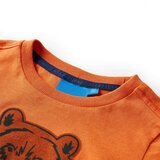  Dječja majica s dugim rukavima tamnonarančasta 104 | shoptok.hr