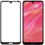  Kaljeno steklo Popolna pokritost z okvirjem za Huawei Y6 2019 / Huawei Y6s 2019 / Y6 Pro 2019 črno | Shoptok.si
