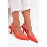 Boto Women's Stiletto Sandals Orange Lunira | Shoptok.si