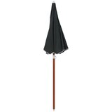  Vrtni suncobran s čeličnim stupom 180 cm antracit | shoptok.hr