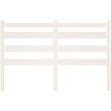  Uzglavlje za krevet bijelo 206 x 4 x 100 cm od masivne borovine | shoptok.hr