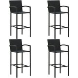  5-dijelni vrtni barski set crni | shoptok.hr