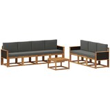  Set vanjskih sofa 7 kom. Prirodna i antracit | shoptok.hr