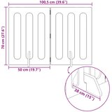  Preklopna ogradica za kućne ljubimce 2 pcs Bijeli | shoptok.hr