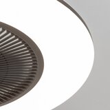  Brilagi - LED prigušiva svetiljka sa ventilatorom AURA LED/38W/230V crna + daljinski upravljač | Eponuda.com