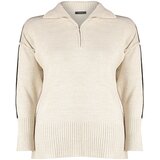 Trendyol Curve Stone Knitwear Plus Size Sweater | shoptok.hr