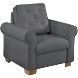 MID.YOU FOTELJ, temno siva tekstil | Shoptok.si