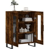  Komoda boja dimljenog hrasta 69,5x34x90 cm konstruirano drvo | shoptok.hr