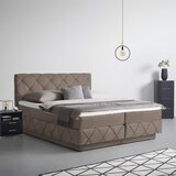 Premium Living Postelja Boxspring Cordoba, Rjava, 160x200 | Shoptok.si