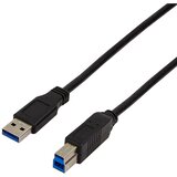 Logilink USB kabel USB 3.2 gen. 1 (USB 3.0) USB-A vtič\, USB-B vtič 2.00 m črna, (20415723) Cene
