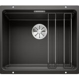 Blanco sudoper ETAGON 500-U InFino SILGRANIT VULKAN SIVA, sa priborom, bez dalj.upr. | shoptok.hr