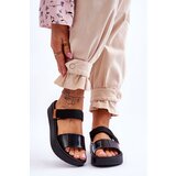 Kesi Fragrant rubber sandals with Velcro ZAXY HH285282 Black | shoptok.hr