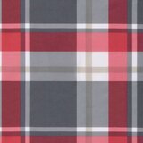 Jastuk za palete crveni karirani 120 x 80 x 12 cm od tkanine | shoptok.hr