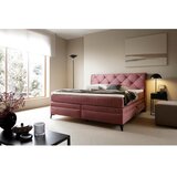 Premium Living Postelja Boxspring Molde, Roza, 180x200 Cene