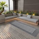 Furnova Zunanja preproga ARAKIL črna 80x250 cm PP, (21930814) | Shoptok.si
