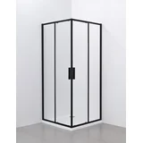 paravan 5006B providno staklo 90x90x195 black