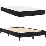  Krevetna konstrukcija s madracem Crna 120 x 200 cm tkanina | shoptok.hr