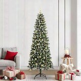 vidaXL Umestno božično drevo med 300 LED Zelena 86 x 86 x 210 cm | Shoptok.si