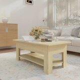  Stolić za kavu boja hrasta 102x55x42 cm konstruirano drvo Smeđa 102 x 55 x 42 cm | shoptok.hr