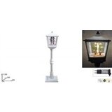 Dueesse Novogodišnji beli lampion sa vozićem/ efektom padanja snega/ svetlom i muzikom 135cm | ePonuda.com