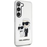 Karl Lagerfeld KLHCS23MHNKCTGT za samsung galaxy S23 plus 5G prozoren ovitek z bleščicami - glitter iml nft full bodies | Shoptok.si