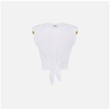 Elisabetta Franchi Majice brez rokavov MA01161E2 Bež | Shoptok.si