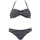 Axis TRAKA Ženski dvodjelni kupaći kostim, crna, veličina