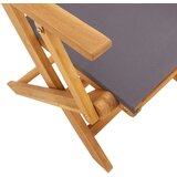  3-dijelni bistro set od tkanine i masivnog drva antracit | shoptok.hr