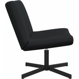  Stolica na kotačiće Crna 63 x 75 x 76 cm tkanina | shoptok.hr