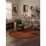 Ted Baker Smeđi ručno rađen vunen okrugao tepih ø 200 cm Bexley Woolwich – | shoptok.hr