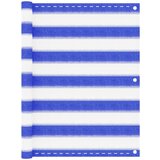 vidaXL Balkonski zastor plavo-bijeli 75 x 500 cm HDPE Cijene