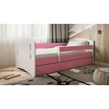  Drveni dječji krevet Classic 2 s ladicom - rozi - 180x80 cm - Bez madraca | shoptok.hr