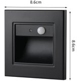  Brilagi - LED svetlo za stepenište sa senzorom STEP LIGHT LED/1,5W/230V IP44, crno | Eponuda.com