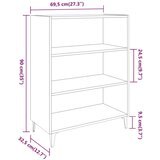  Komoda boja hrasta sonome 69,5 x 32,5 x 90 cm konstruirano drvo | shoptok.hr